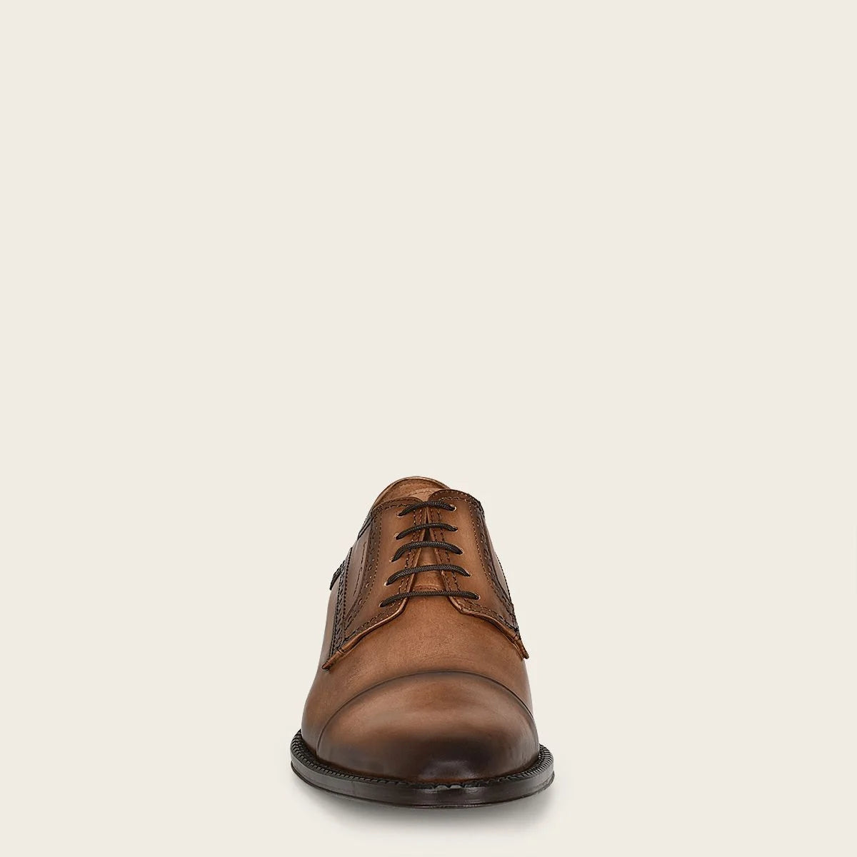 D24TVTV Brown Franco Cuadra Men's Dress Shoes - Premium Leather Formal Shoes for Business, Wedding & Special Occasions