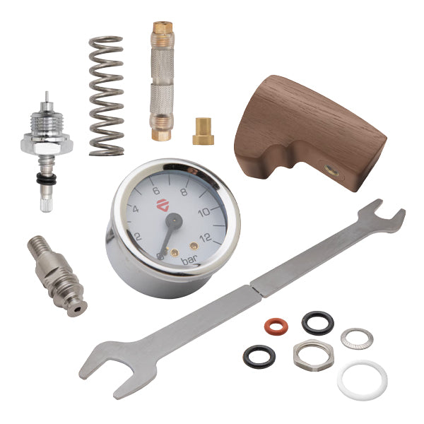 Lelit Flow Control Wooden Upgrade Kit for Espresso Machines - Enhance Coffee Extraction & Flavor for Home Baristas | Perfect for Latte Art & Specialty Coffee Brewing