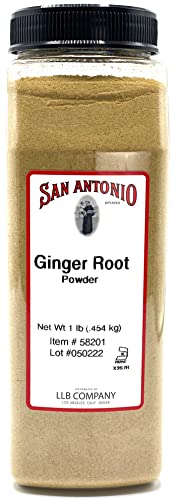 1-Pound Premium Ground Ginger Root Powder - Organic, Non-GMO, Gluten-Free for Baking, Cooking & Tea | Great for Gingerbread, Smoothies & Digestion Support