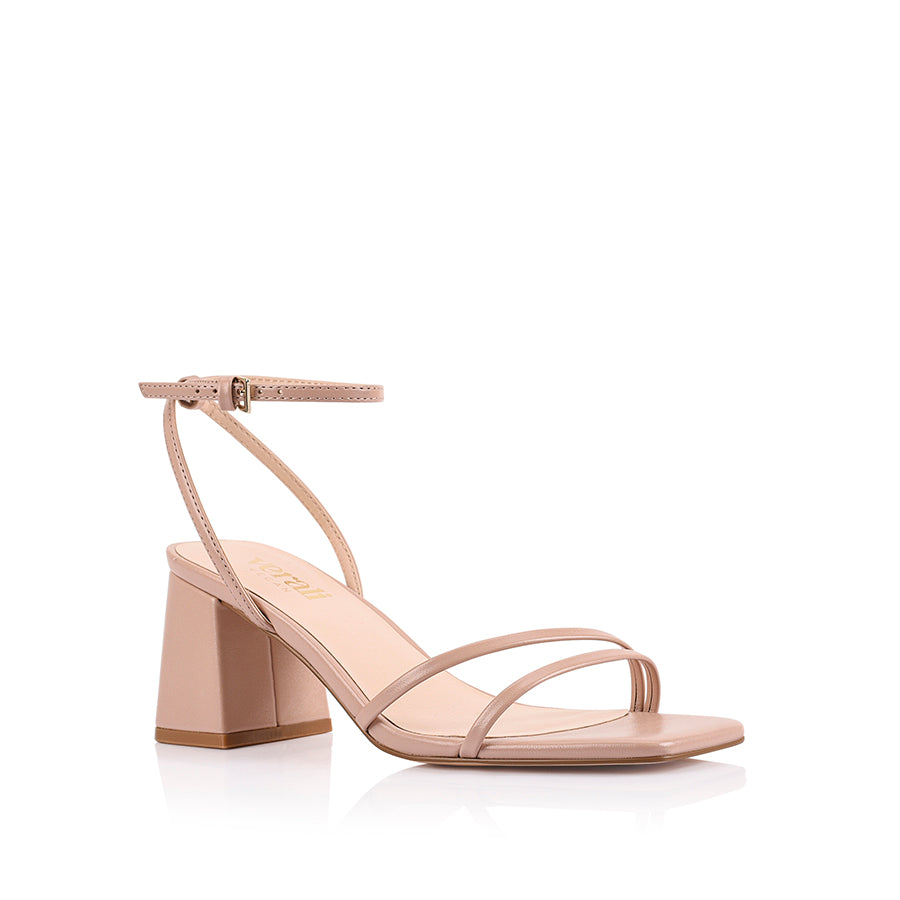 Stevie Block Heel Sandals in Dusty Pink | Comfortable Women's Dress Sandals for Weddings, Parties & Summer Outfits