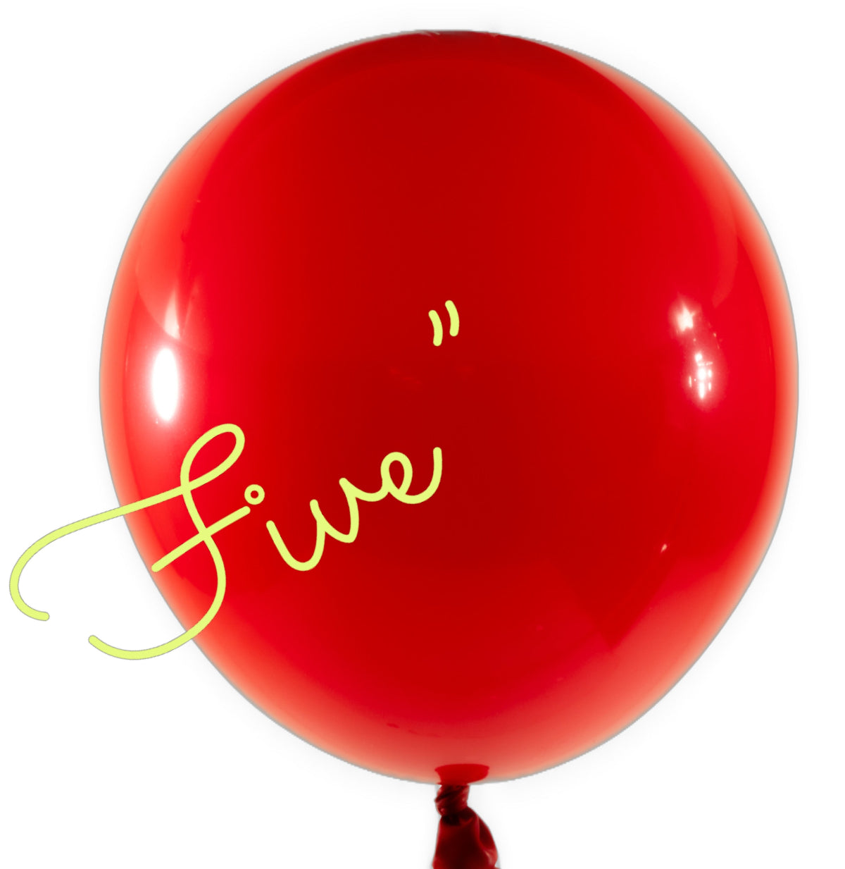 100-Pack 5 Inch Red Latex Balloons for Birthday Parties, Baby Showers & Decorations - Bulk Party Supplies