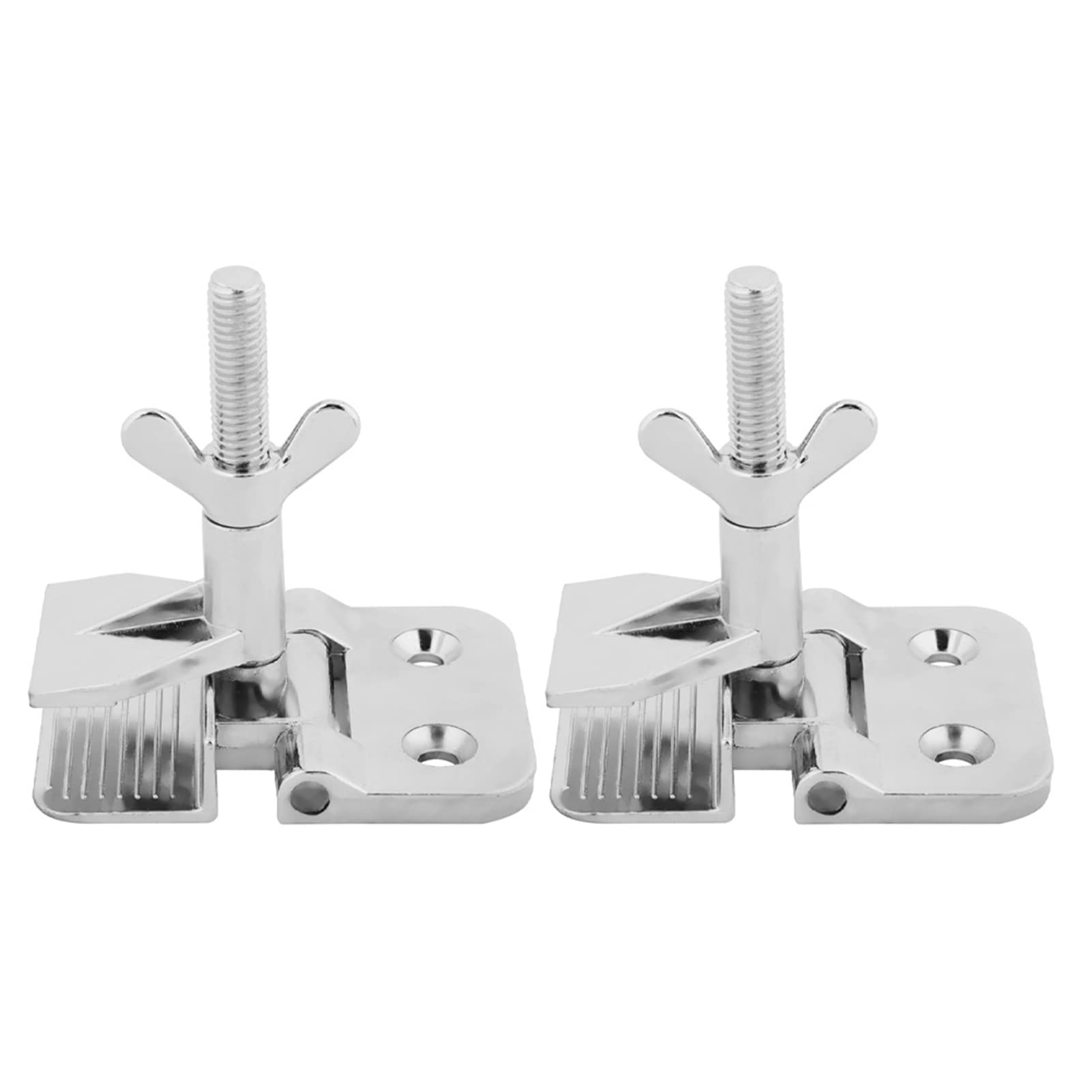 Tomotato 2Pcs Metal Butterfly Hinge Clamps for Screen Printing Mesh Fixing - DIY & Professional Use