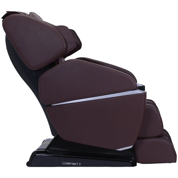 Prelude™ Full Body Massage Chair with Heat Therapy - Brown Leather Recliner for Home & Office Relaxation - Perfect for Stress Relief, Back Pain, and Muscle Recovery