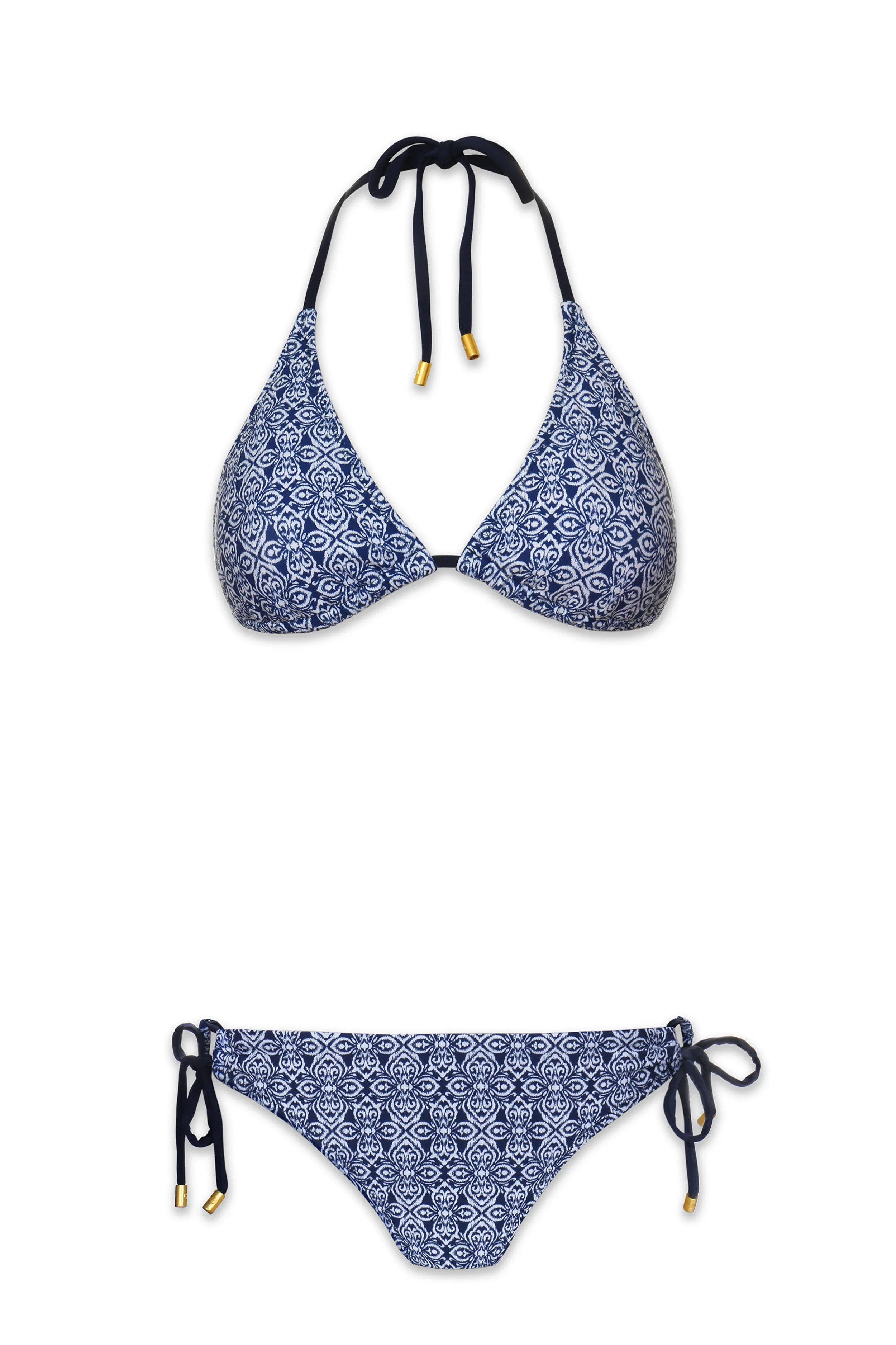 Tangier Navy String Bikini Top - Sexy Swimwear for Beach & Pool Parties | Perfect for Summer Vacations & Tropical Getaways