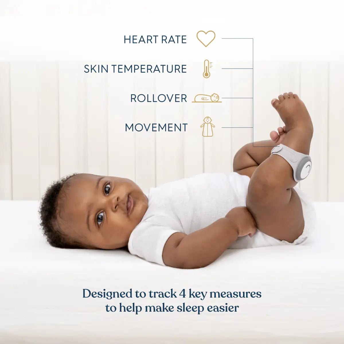 HALO SleepSure Baby Monitor with Night Vision & 2-Way Audio - Wireless Video Baby Camera for Nursery, Crib, and Travel - Perfect for Newborns & Toddlers