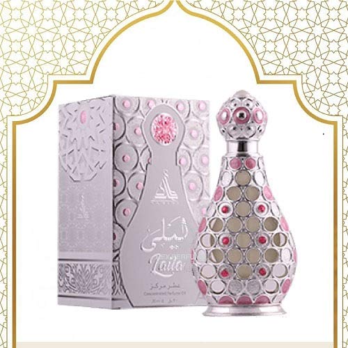 Laila Pure Concentrated Perfume Oil 20ml | Alcohol-Free Oriental Floral Fragrance for Women | Long-Lasting Attar for Daily Wear & Special Occasions