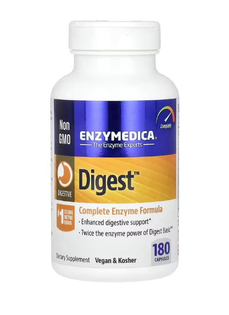 Enzymedica Digest Capsules - Digestive Enzyme Supplement for Gut Health & Bloating Relief | Supports Protein, Carb & Fat Digestion | Ideal for Meals, Travel & Digestive Discomfort