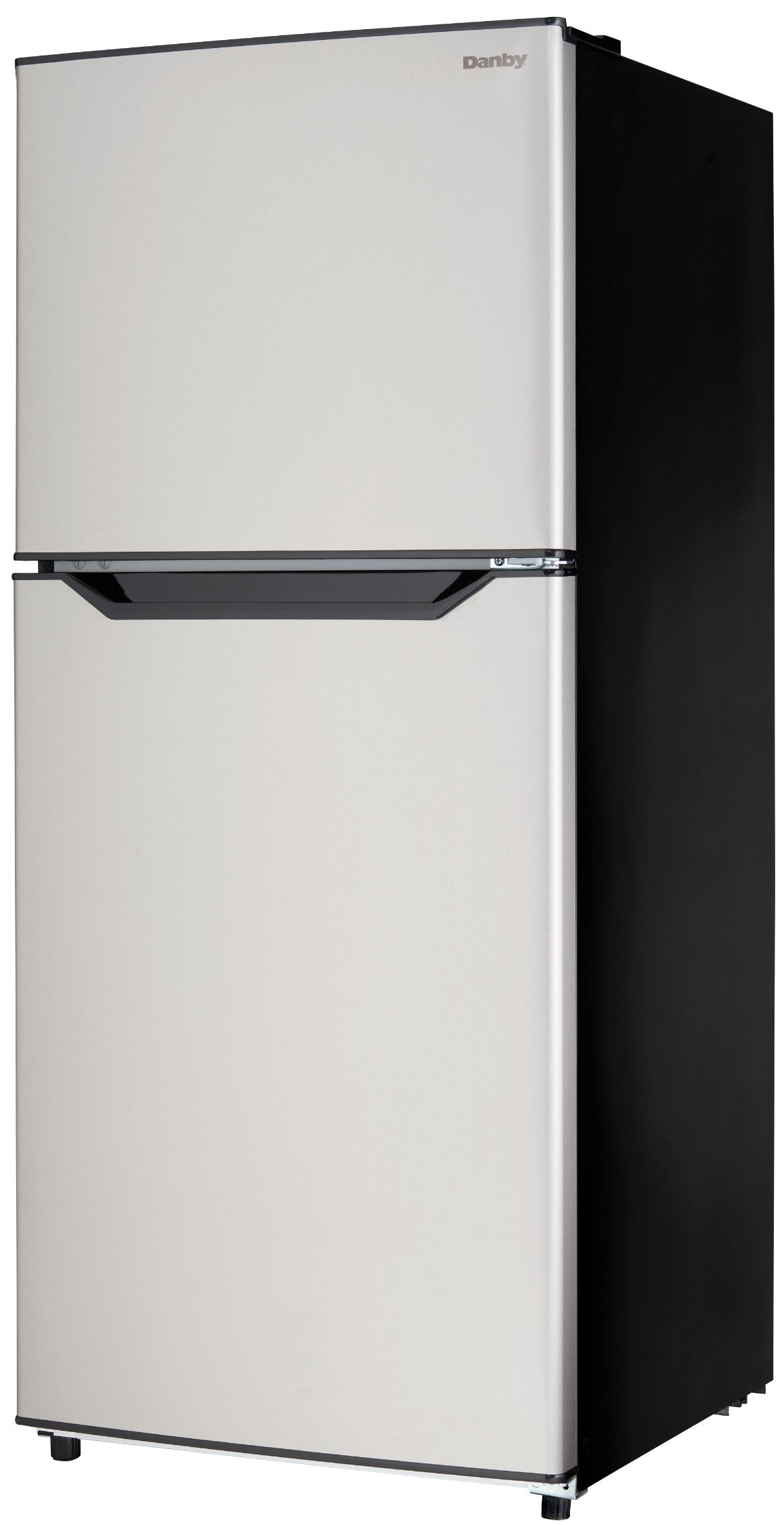 Danby DFF116B2SSDBR 11.6 cu. ft. Compact Refrigerator - Stainless Steel Top Freezer Apartment Fridge for Small Spaces, Dorms & Studio Kitchens