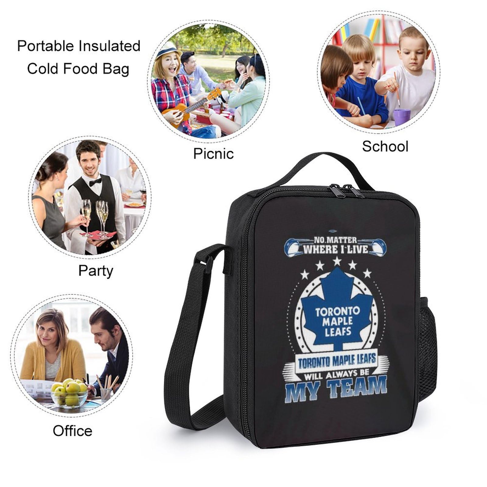 Toronto Backpack Set - 3Pcs Lightweight Casual Bookbag with Lunch Bag & Pencil Case for School, Work, Travel | Durable Computer Bag for Students & Professionals