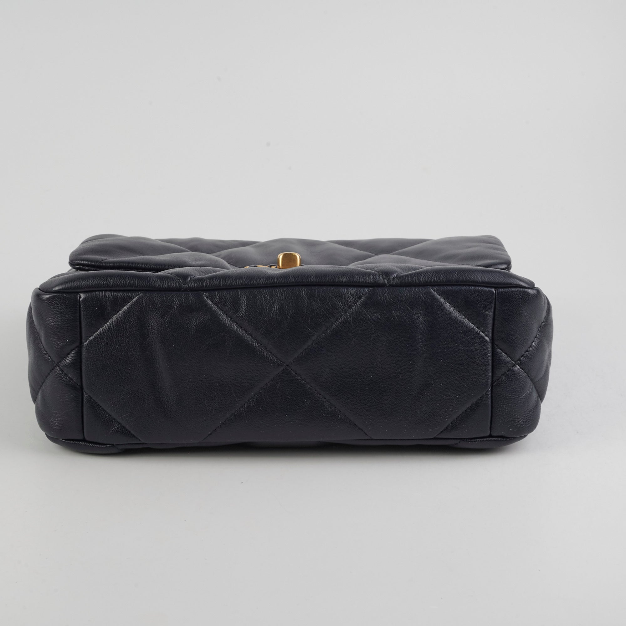 Chanel Small 19 Navy Blue Leather Shoulder Bag - Luxury Designer Handbag for Women | Perfect for Work, Travel & Evening Events