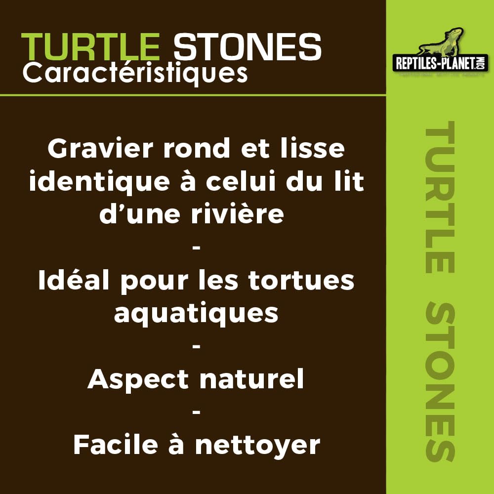 Natural Turtle Stones for Aquarium & Terrarium - 4.5kg (10 lbs) Decorative Rocks for Reptile Tanks, Fish Tanks, and Aquatic Habitats - Perfect for Basking, Hiding, and Decorating