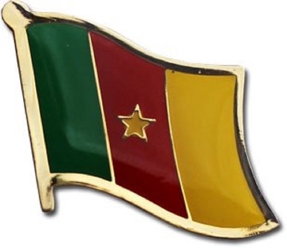 50 Pack Cameroon Flag Bike Hat Lapel Pins - Wholesale Bulk Country Flag Enamel Pins for Cycling, Hats, Backpacks & Collectibles - Perfect for Sports Events, Travel Souvenirs & Patriotic Gifts