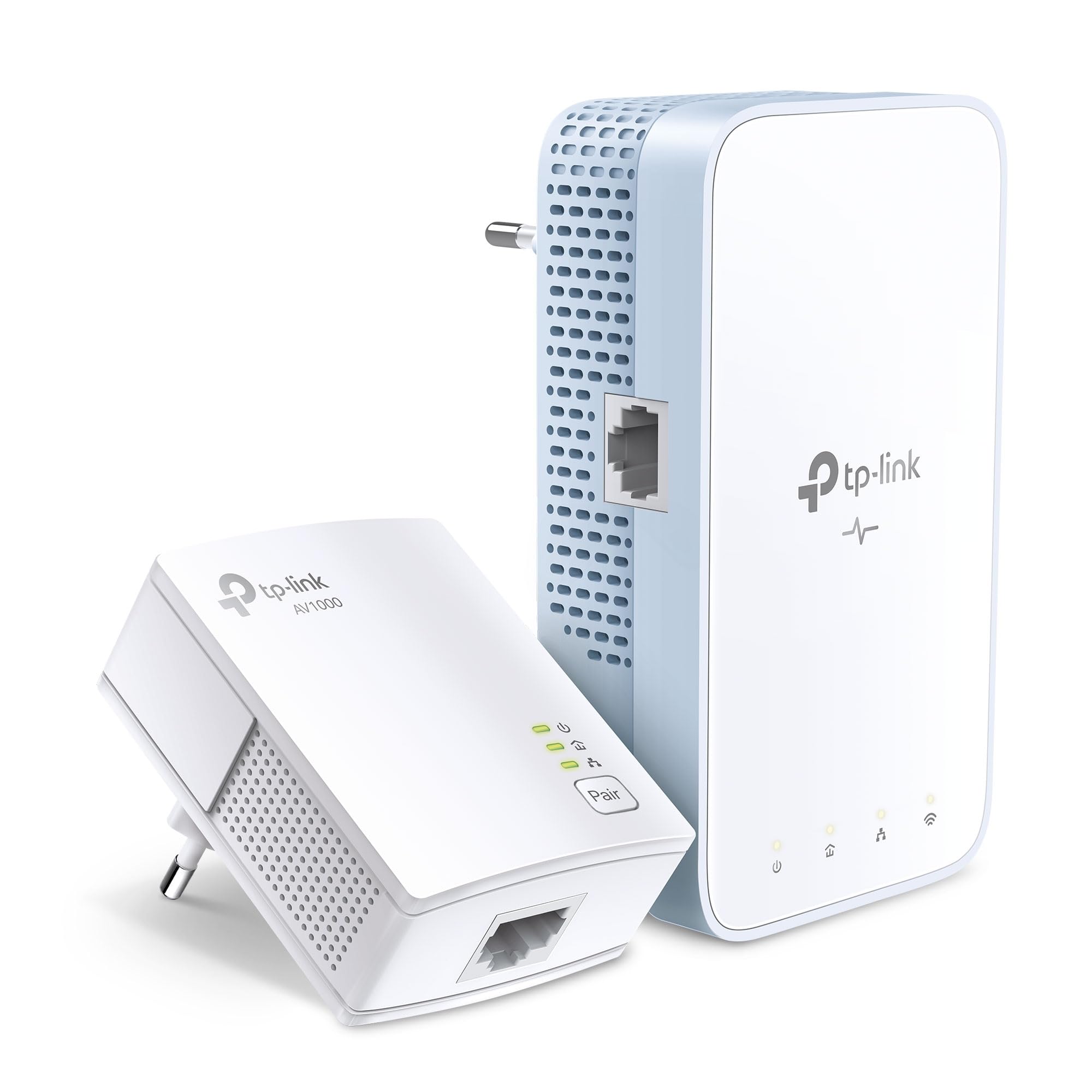 TP-Link AV1000 Powerline WiFi Extender Kit (TL-WPA7517KIT) - Dual Band WiFi, Gigabit Port, OneMesh Technology for Seamless Roaming | Home Office & Gaming Network Solution