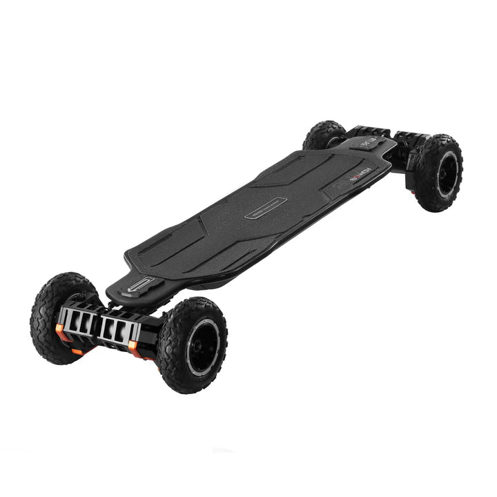 Exway Atlas Pro 4WD All-Terrain Electric Skateboard - 37 MPH Top Speed, 21 Mile Range, Gear Drive System - Perfect for Off-Road Adventures, Commuting & Extreme Sports