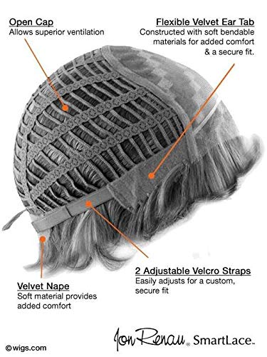 Jon Renau Julia Wig Bundle - 4 Items Including Synthetic Shampoo & Wide Tooth Comb (Color 10/26TT) | Perfect for Daily Wear, Cosplay & Hair Loss Solutions