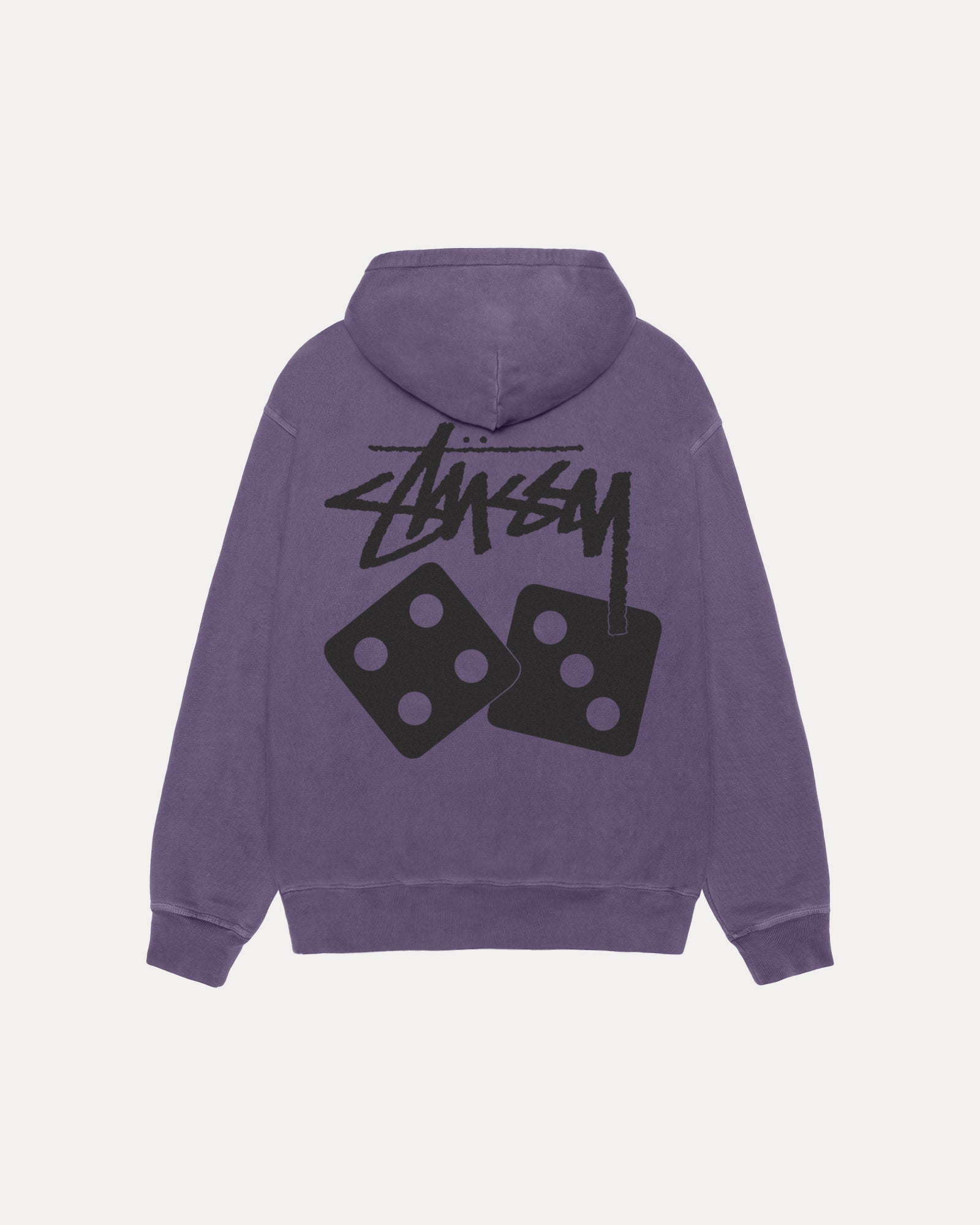 Pigment Dyed Dice Zip Hoodie for Men & Women - Stylish Streetwear for Casual Outfits & Outdoor Activities