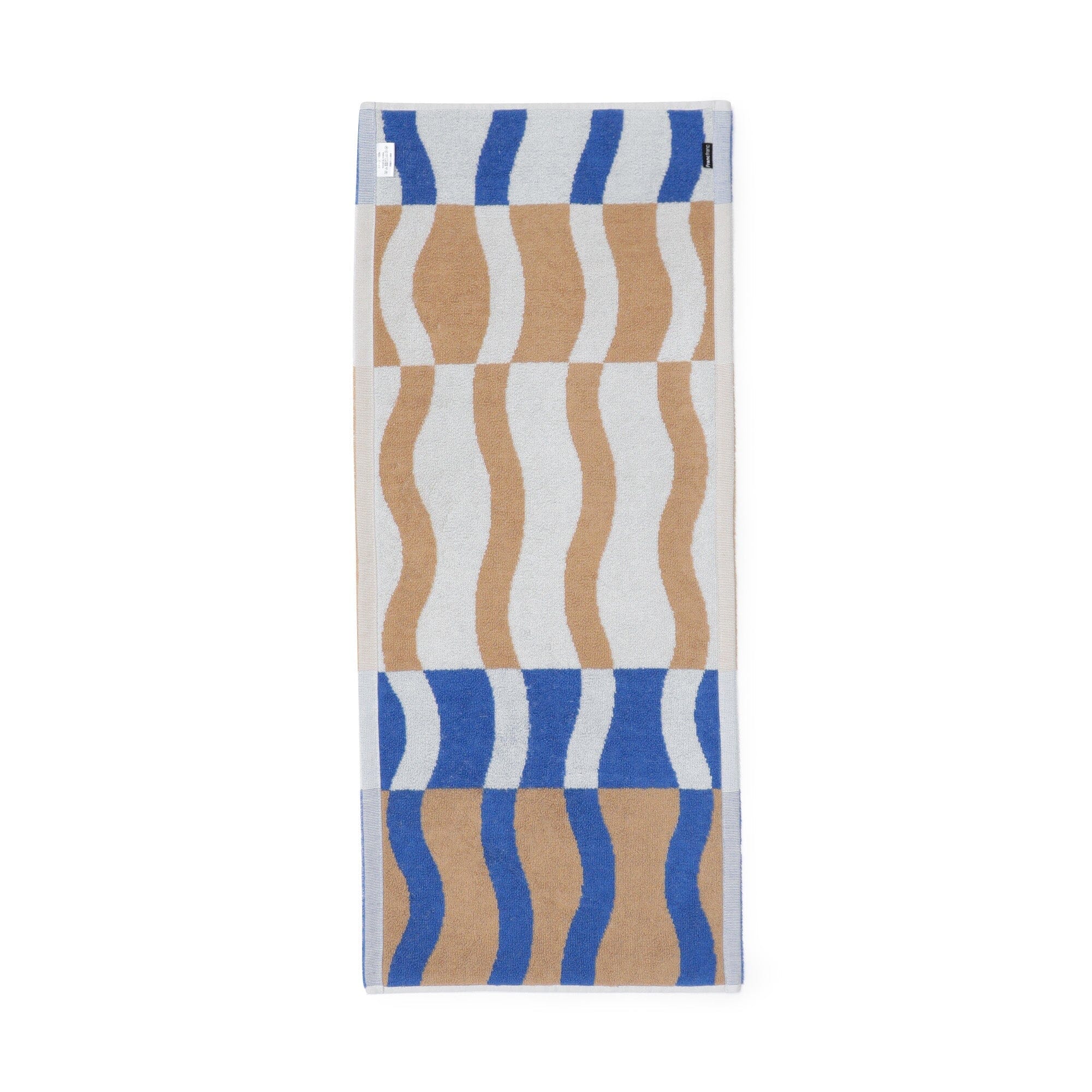 Antibacterial & Deodorizing Art Face Towel Wave - Soft & Absorbent Facial Towel for Skincare, Gym & Travel - Perfect for Daily Cleansing, Makeup Removal & Spa Use