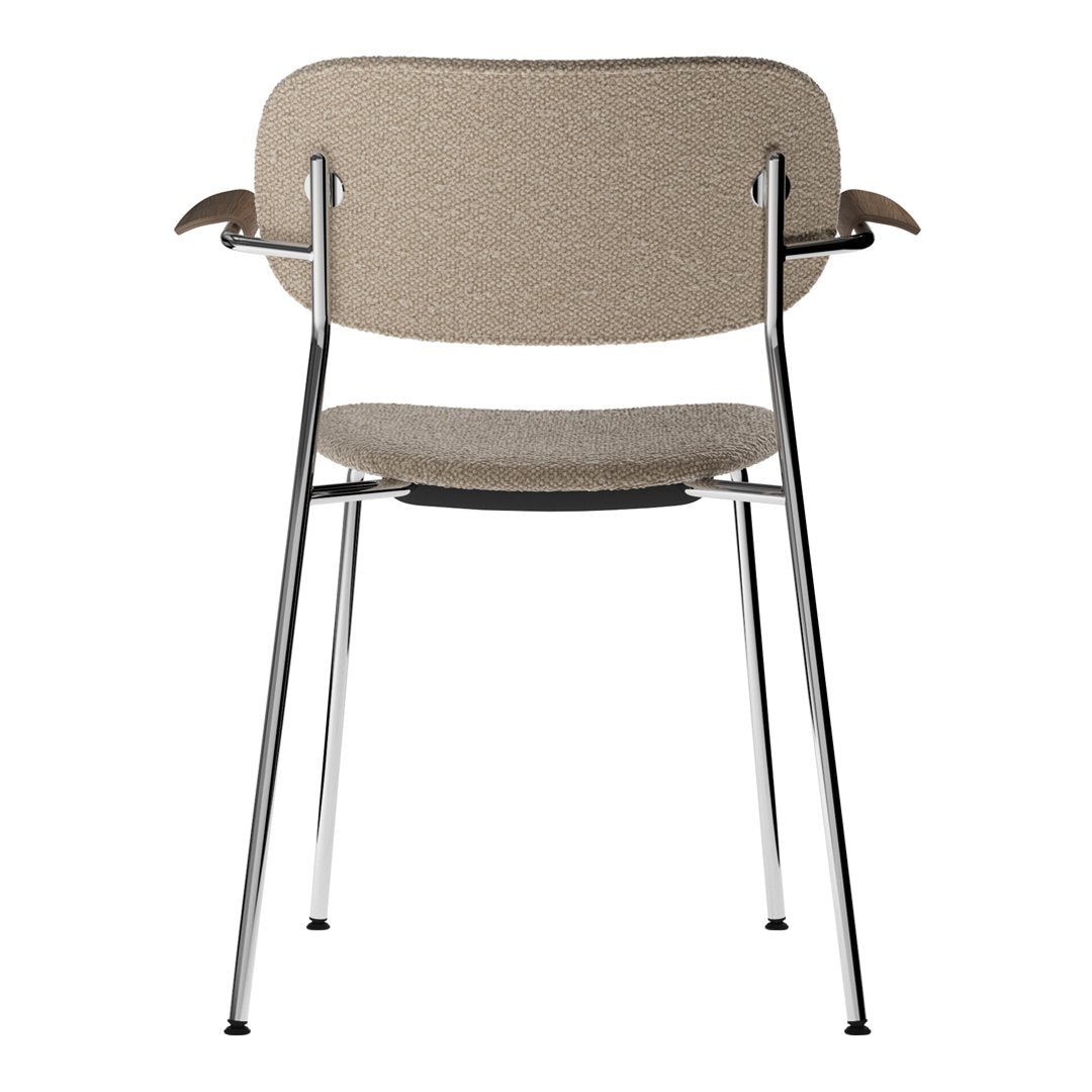 Co Dining Chair with Armrests - Fully Upholstered Modern Dining Chair for Kitchen, Dining Room & Breakfast Nook - Comfortable & Stylish Seating Solution