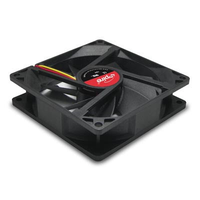 92x92x25mm 3-Pin Spire Fan - High Performance Cooling Fan for PC, Laptop, Gaming Rig & Electronics - Perfect for Computer Cases, Servers & Workstations
