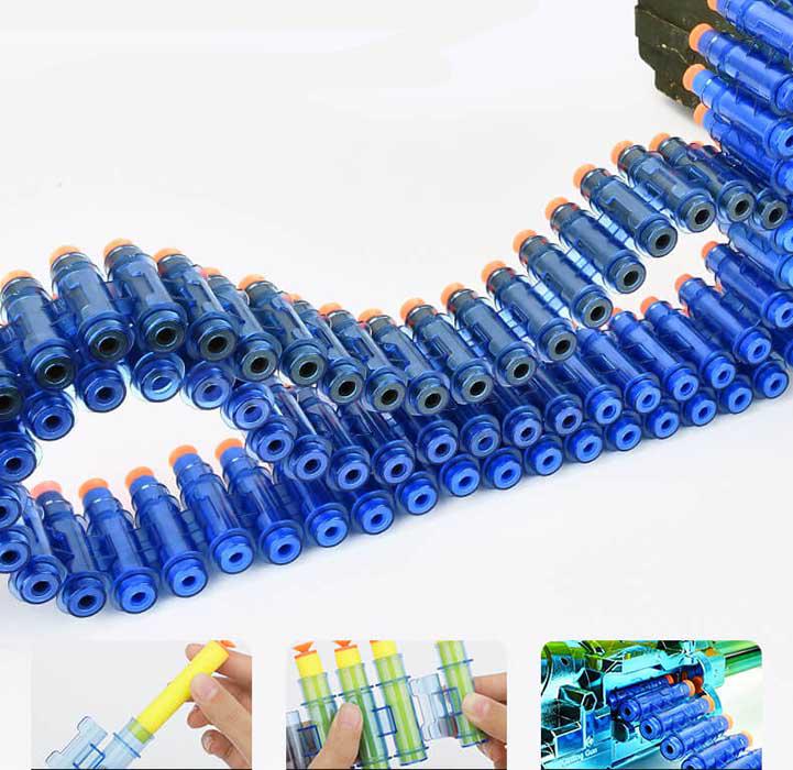 Electric Auto Gatling Darts Blaster Toy - High-Speed Shooting Dart Gun for Kids Outdoor Play, Nerf Battles & Target Practice