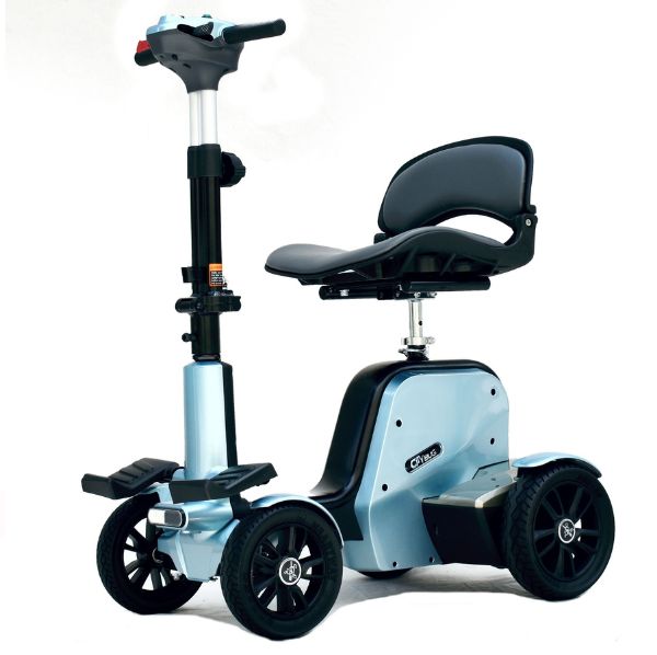 EV Rider CityBug Portable Mobility Scooter - Lightweight Foldable Electric Scooter for Seniors & Adults - Perfect for Shopping, Travel & Outdoor Adventures