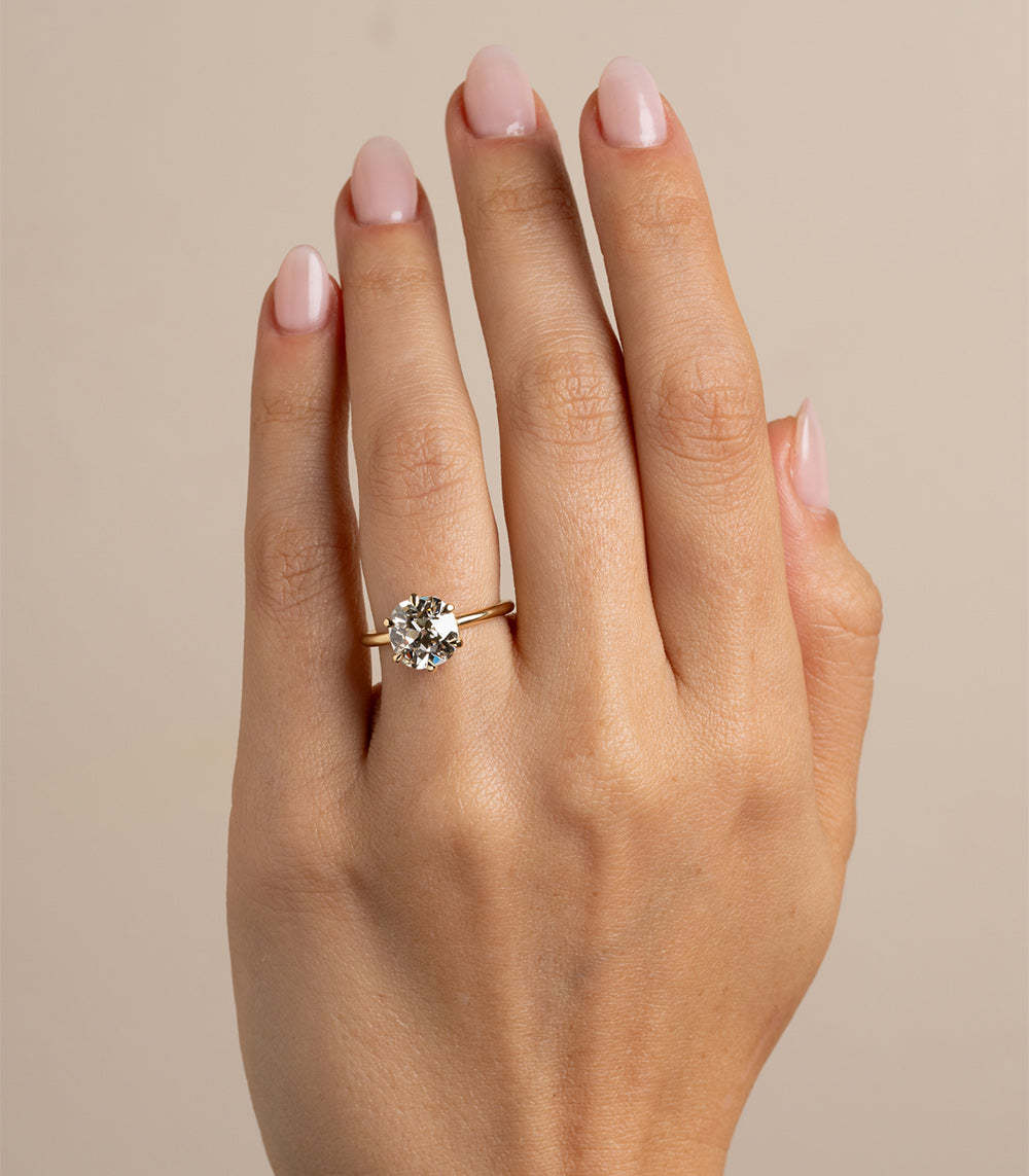 3 Carat Lab Grown Diamond Engagement Ring for Women - Elegant Solitaire Wedding Band - Perfect for Proposals, Anniversaries & Special Occasions