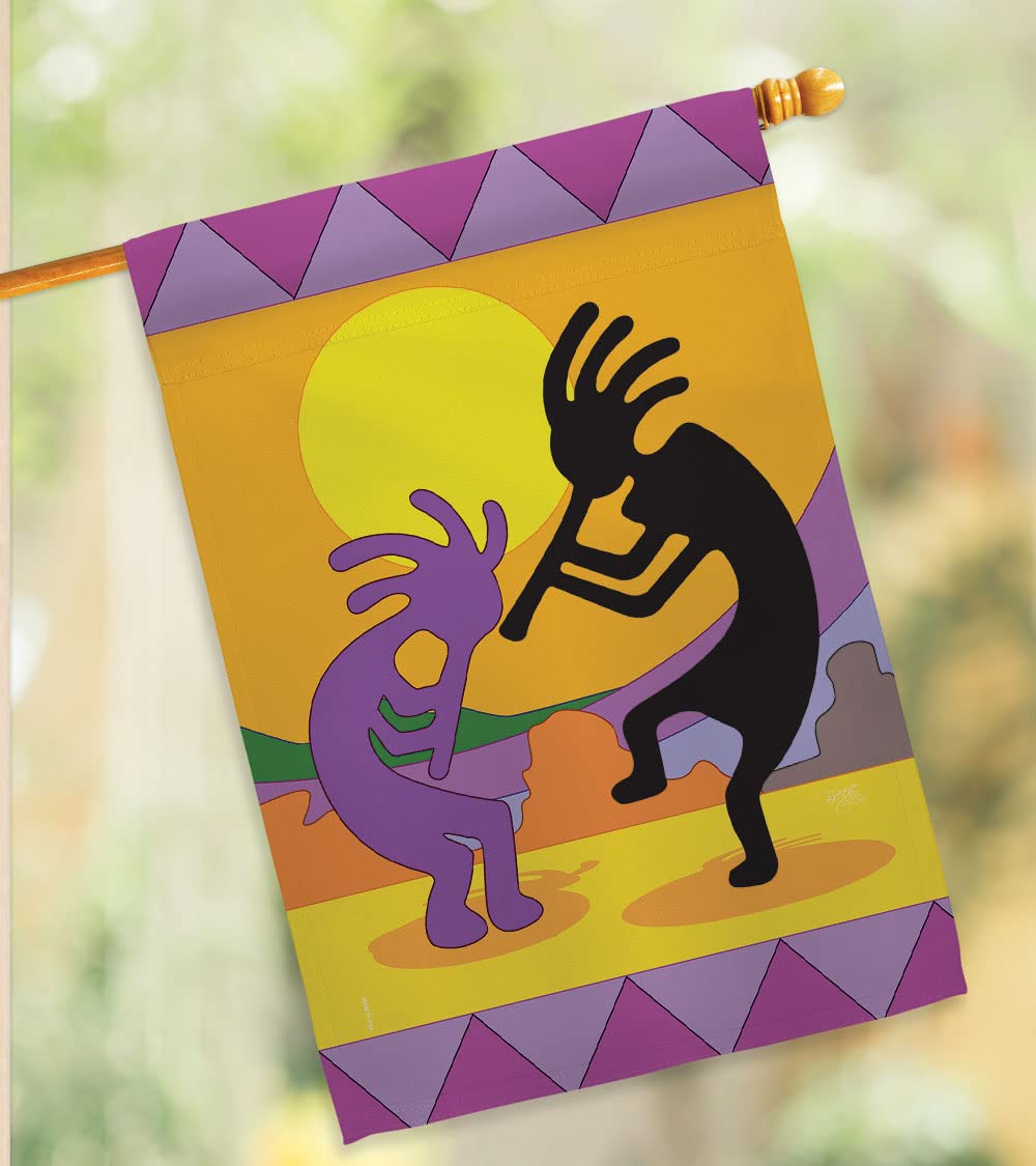 Kokopelli Southwest House Flag Set 28