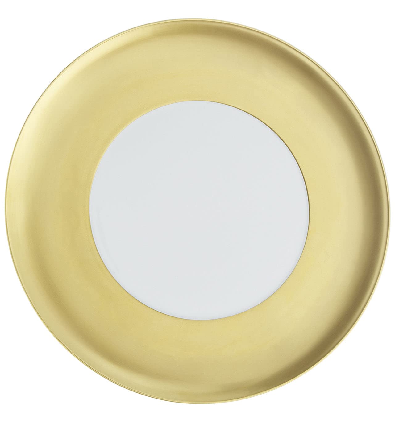Vista Alegre Domo Gold Charger Plates - Set of 4 Elegant Dinner Plates for Formal Dining, Weddings & Special Events
