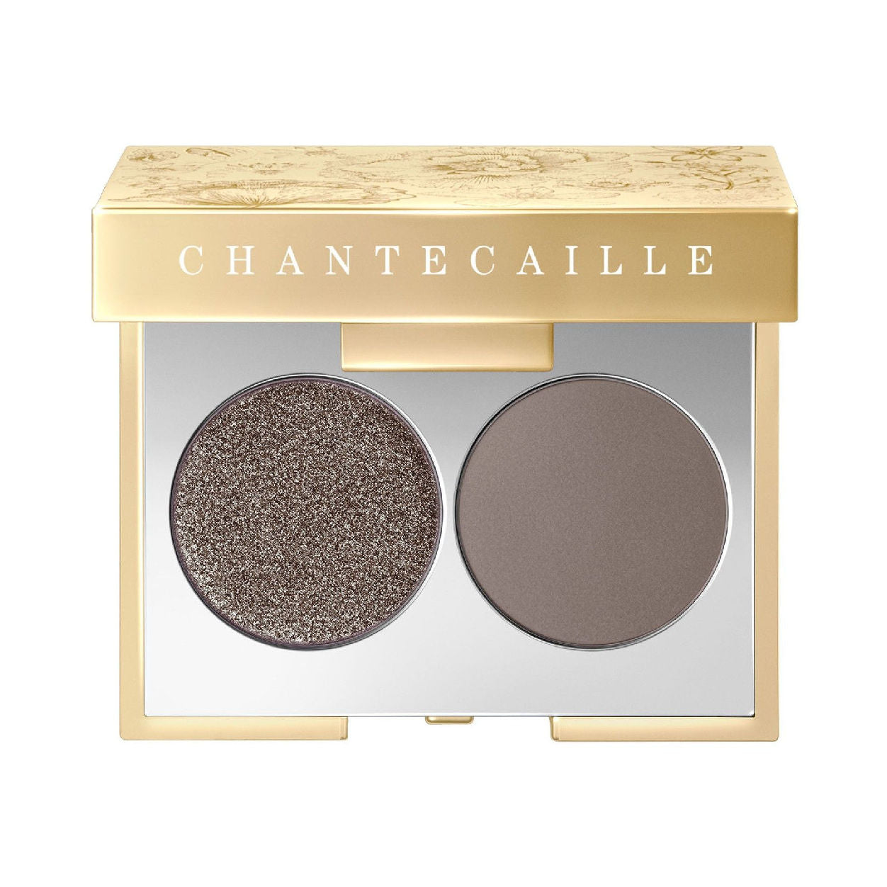 Luxury Gilded Garden Collection Eye Duet - Limited Edition Gold Eyeshadow Palette for Party & Wedding Makeup