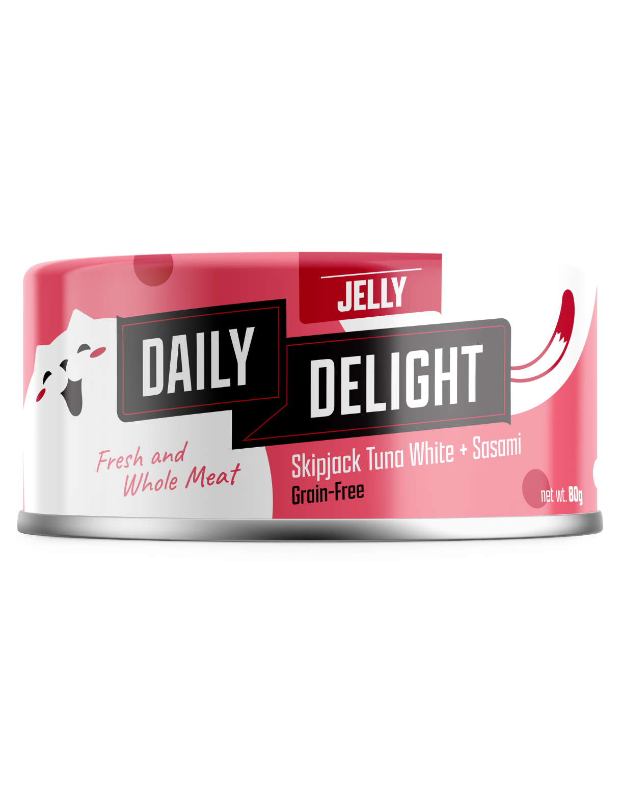 Premium Skipjack Tuna & Chicken Breast Canned Cat Food - 80g, Grain-Free, High Protein Wet Food for Adult Cats - Perfect for Mealtime, Travel & Emergency Pet Supplies