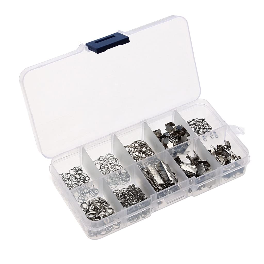 400pcs DIY Jewelry Making Kit - Earring & Bracelet Starter Set with Jewelry Findings & Organizer Box - Perfect for Crafting, Gifts & Jewelry Business
