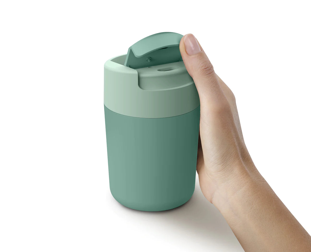Insulated Travel Coffee Mug with Leak-Proof Hygienic Lid - 340ml (12oz) Stainless Steel Thermos for Hot & Cold Drinks - Perfect for Commuting, Camping, and Office Use