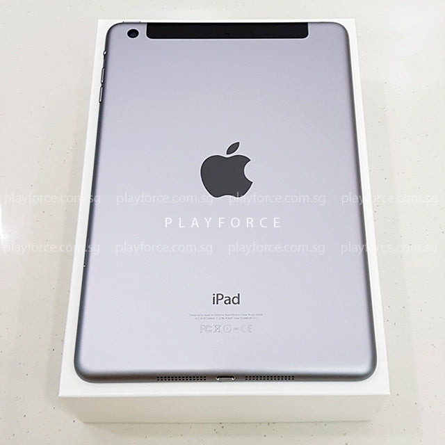 Apple iPad Mini 3 16GB Wi-Fi + Cellular - Space Gray | Compact Tablet for Work, Travel & Entertainment