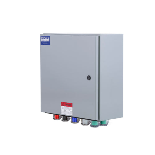 800A 347/600V Double Set Screw Camlock Connection Box - Female Neutral Connector for Heavy-Duty Power Distribution in Construction Sites and Industrial Applications