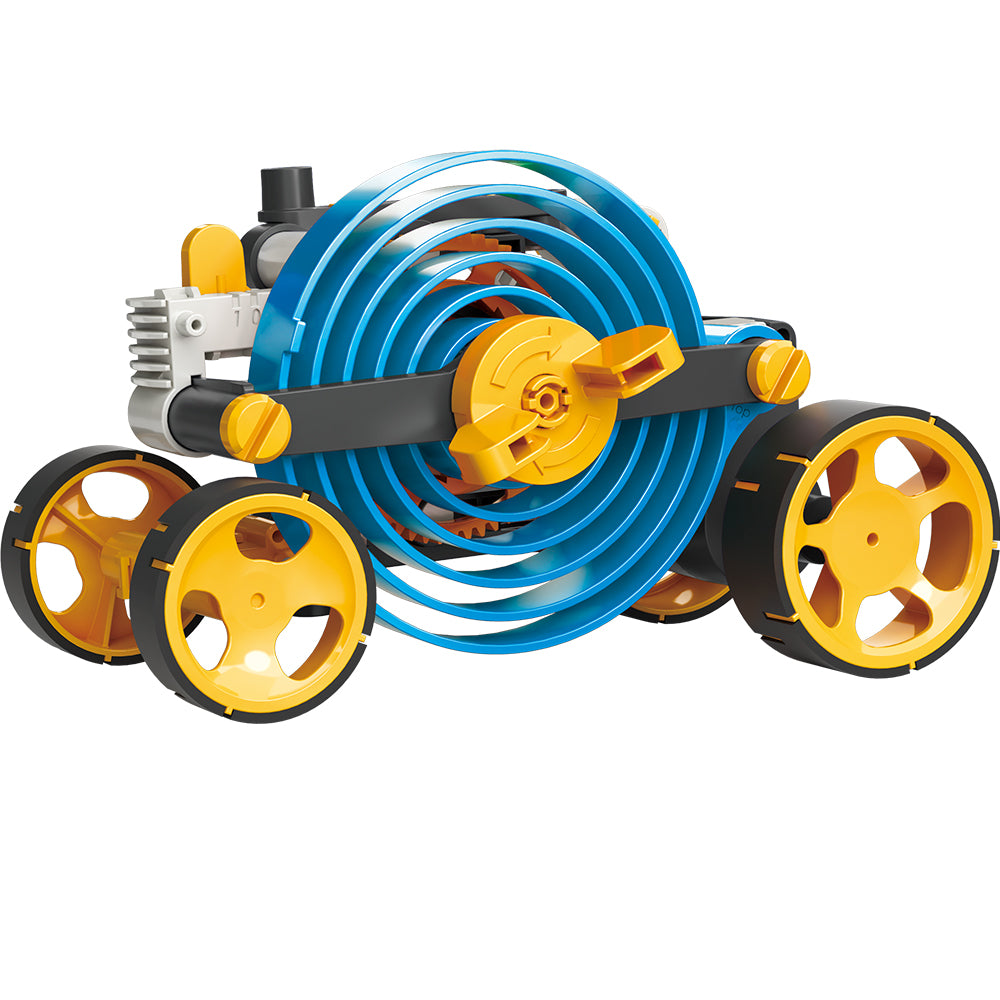 SpringBots: 3-in-1 STEM Building Kit - Spring Powered DIY Machines for Kids - Educational Science Toys for Home & Classroom Learning