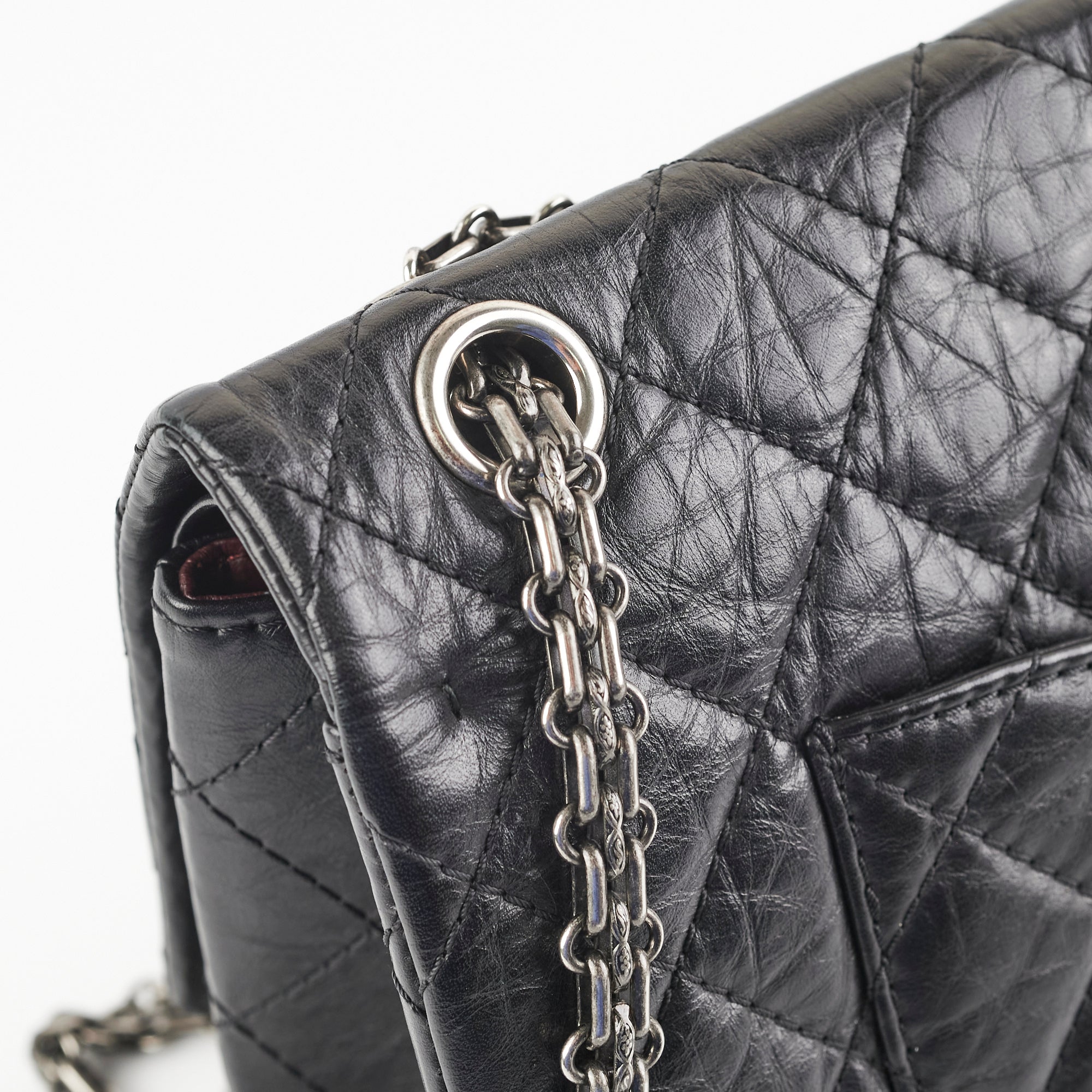 Chanel Reissue 226 Black Calfskin Shoulder Bag for Women | Luxury Leather Handbag | Perfect for Work, Evening Events & Special Occasions