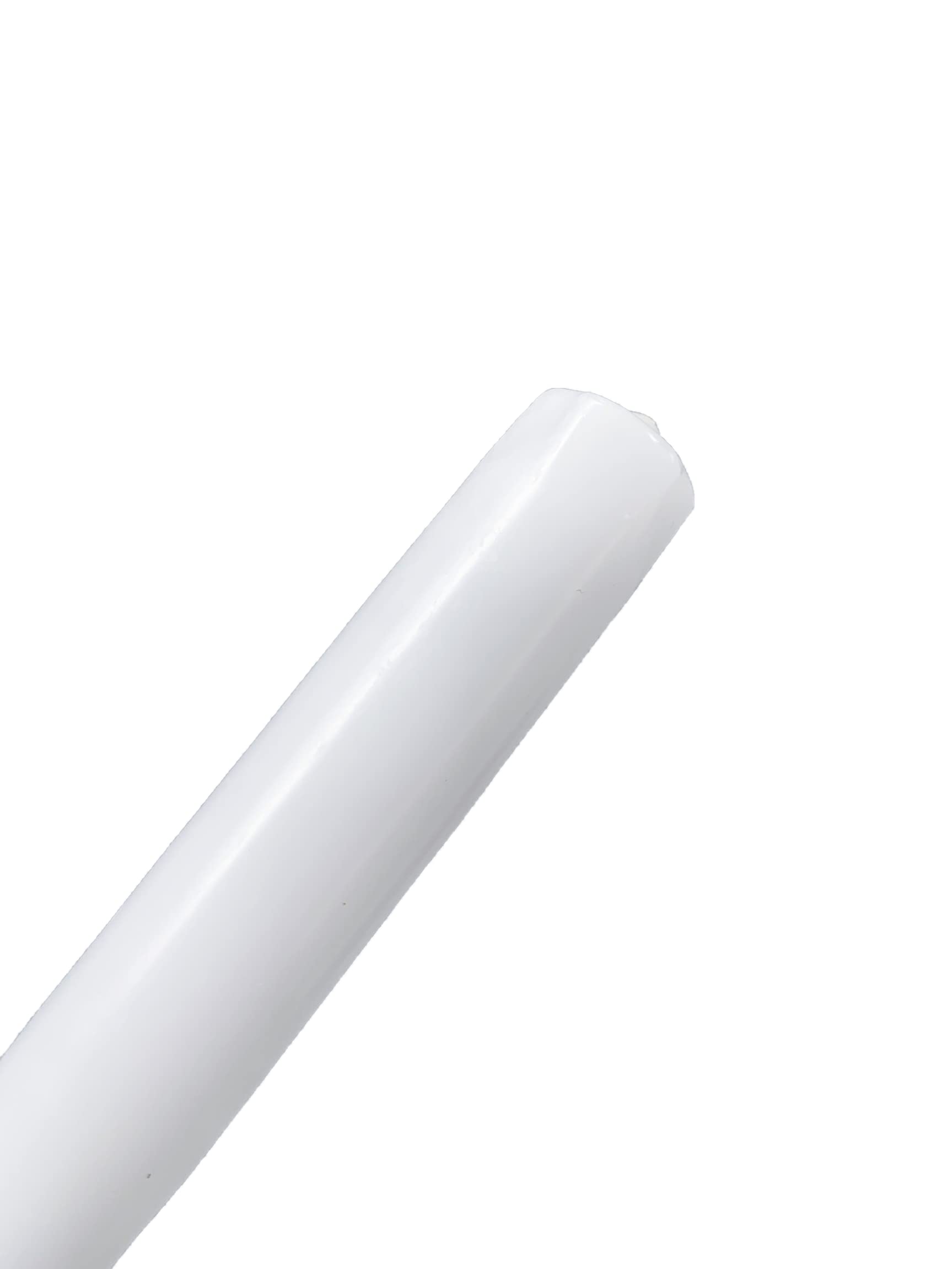 Premium 10 Inch White Taper Candles - Hand-Dipped Dripless & Smokeless Bulk Pack of 12 for Weddings, Dining, Church & Holiday Decorations - Elegant Unscented Candlesticks for Romantic Dinners & Special Events