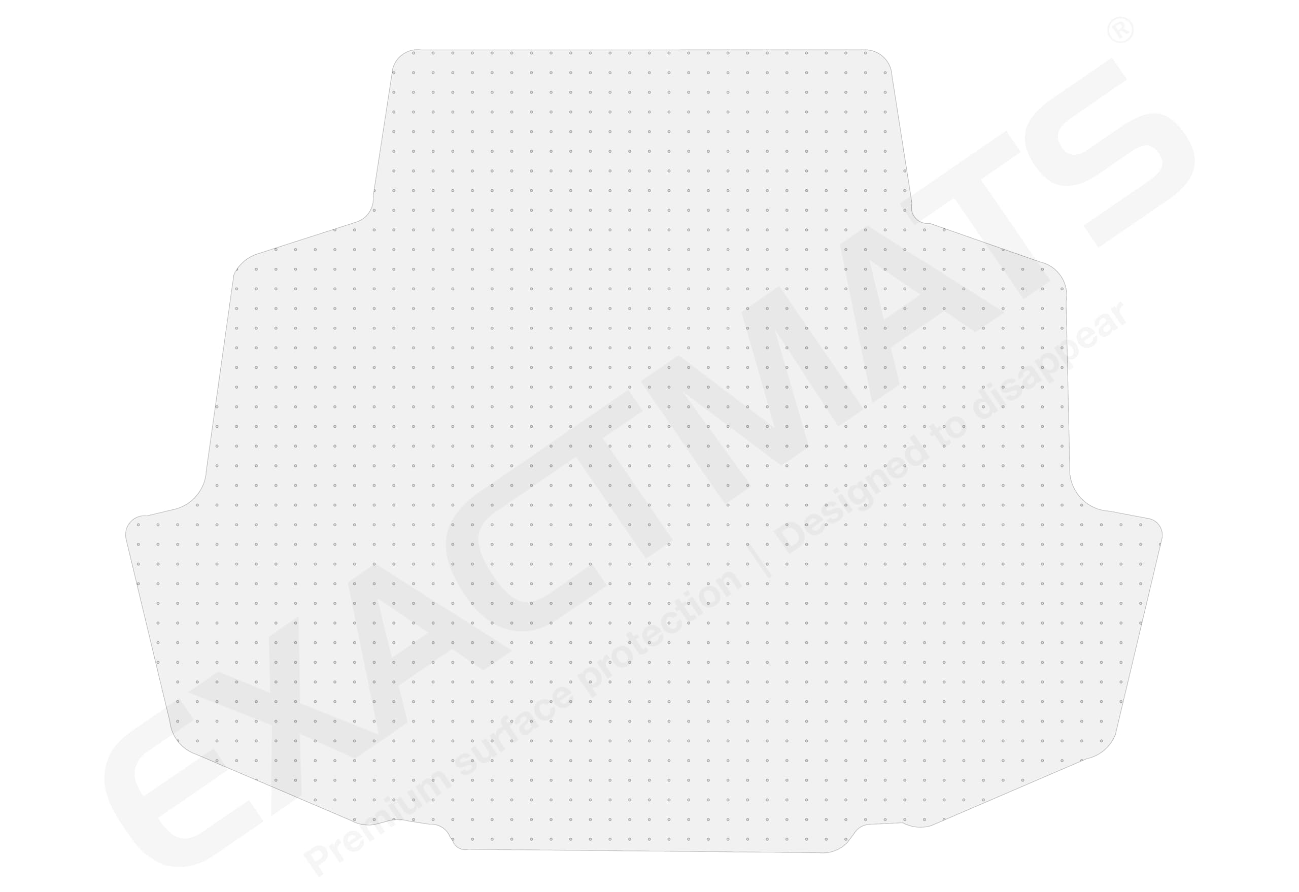 Premium Clear Floor Mat for Toyota Corolla 2014-2019 - Durable Car Protection for Daily Commute