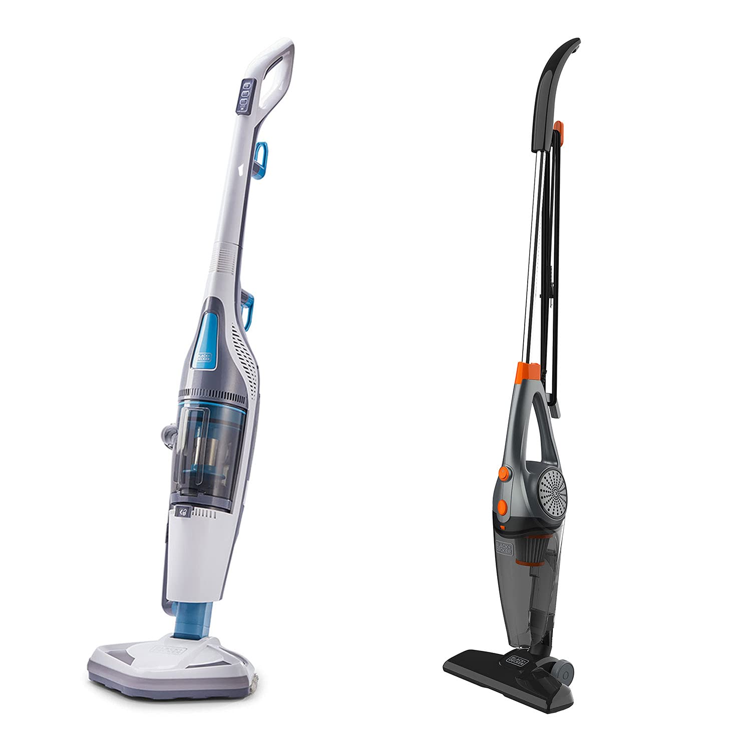 Black and Decker HEPA Corded Steam Mop & Vacuum Cleaner Combo - 3-in-1 Convertible Upright/Handheld Vacuum with Steam Cleaning | Perfect for Hardwood Floors, Tile & Pet Hair Removal