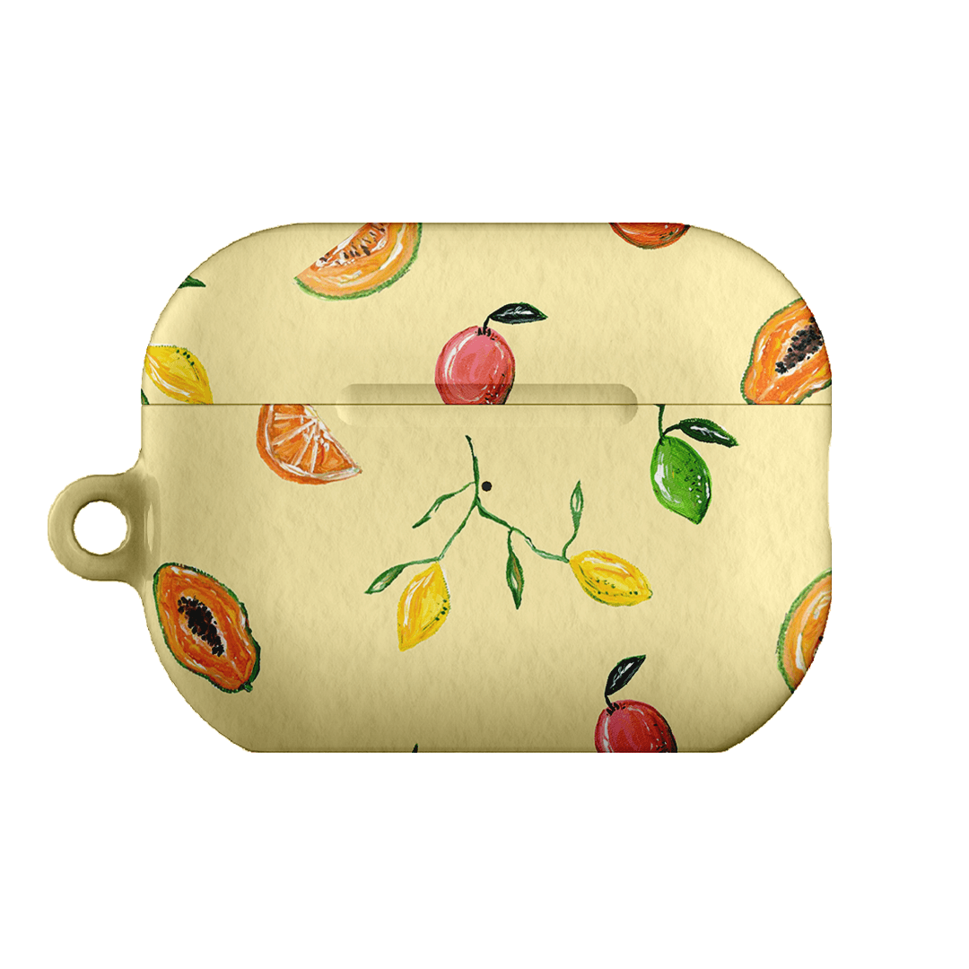 Premium Golden Fruit AirPods Pro Case - Trendy Protective Cover for Apple AirPods Pro (1st & 2nd Gen) | Cute Aesthetic Accessory for Girls, Teens & Women | Perfect for School, Work, Travel & Daily Use