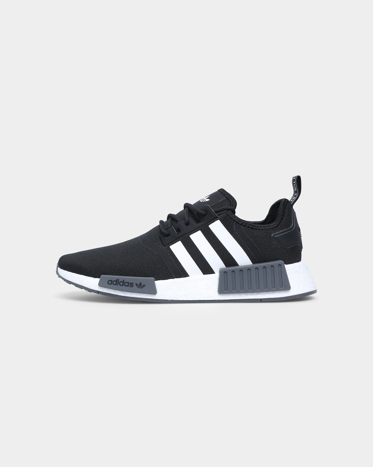 Adidas NMD_R1 Primeblue Running Shoes for Men - Black/White/Grey | Lightweight & Comfortable Sneakers for Jogging, Gym Workouts & Casual Wear