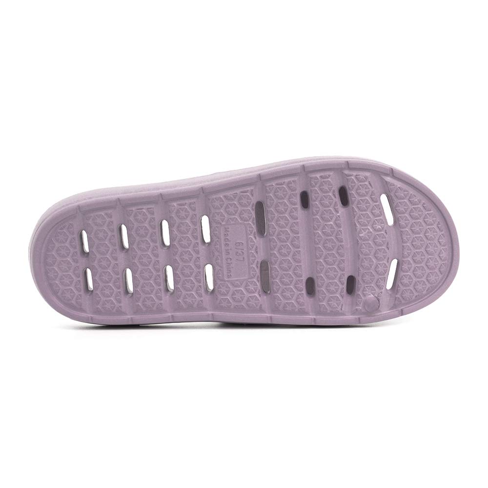 **Luffymomo Women's Non-Slip Shower Sandals with Drainage Holes - Comfortable Bathroom Slippers for Spa, Pool & Home Use**
