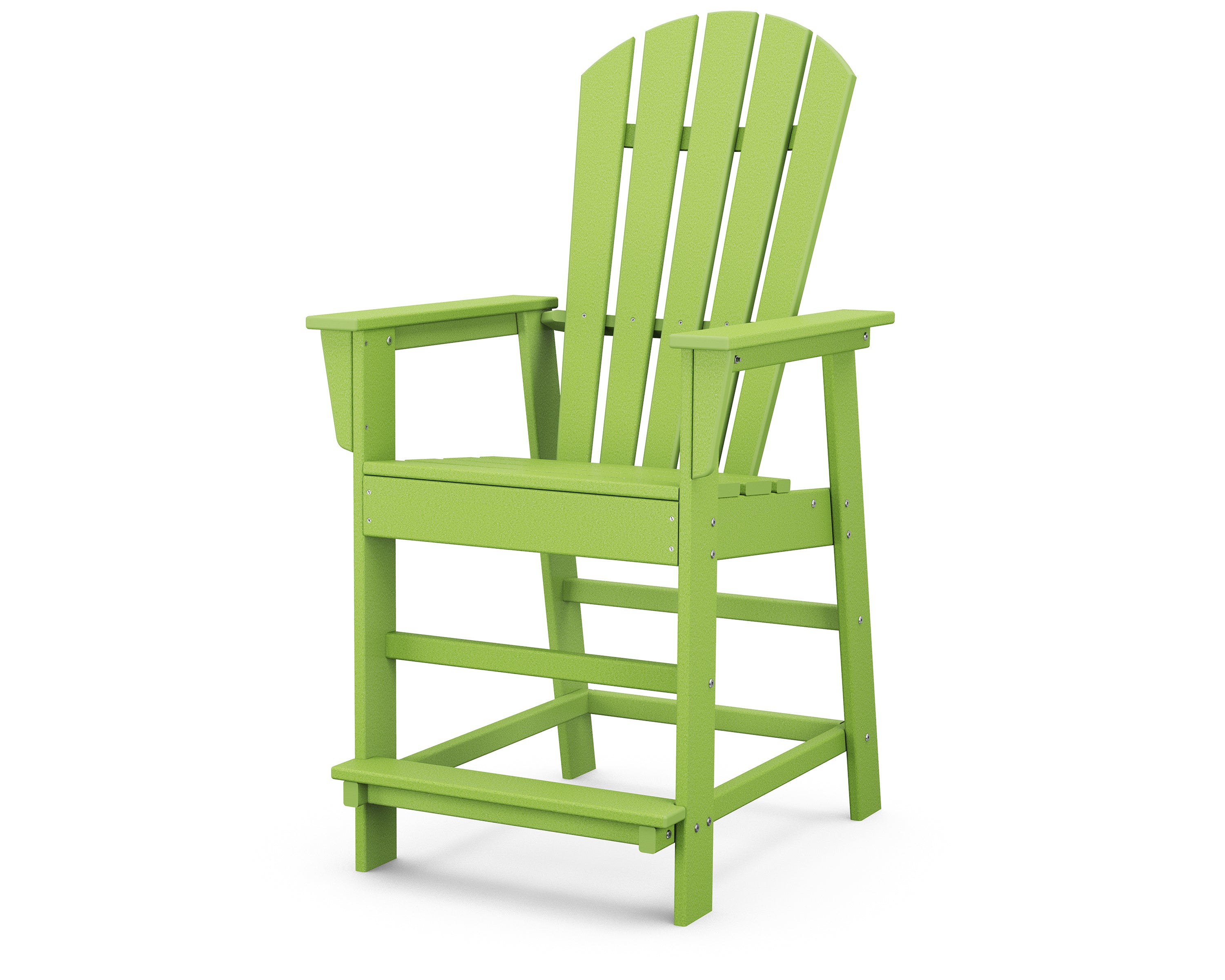 POLYWOOD South Beach Counter Height Chair - Durable Outdoor Bar Stool for Patio, Deck, or Kitchen - Weather-Resistant & Eco-Friendly Recycled Plastic - Perfect for Dining, Entertaining, or Relaxing
