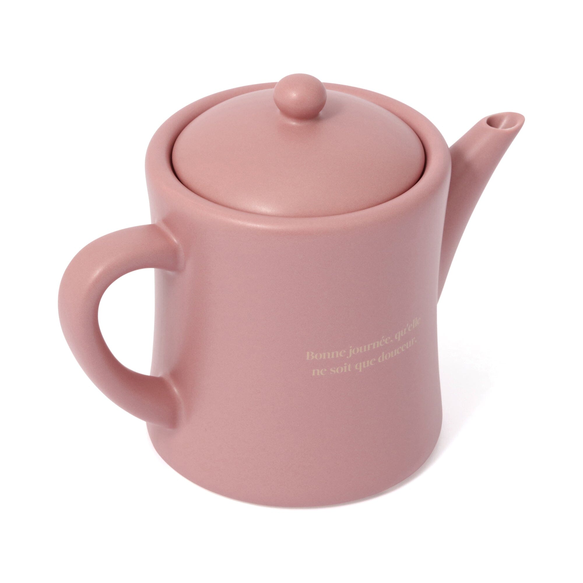 Premium Pink Le Cafe Teapot - Elegant Porcelain Tea Kettle with Infuser - Perfect for Afternoon Tea, Gifts & Home Decor