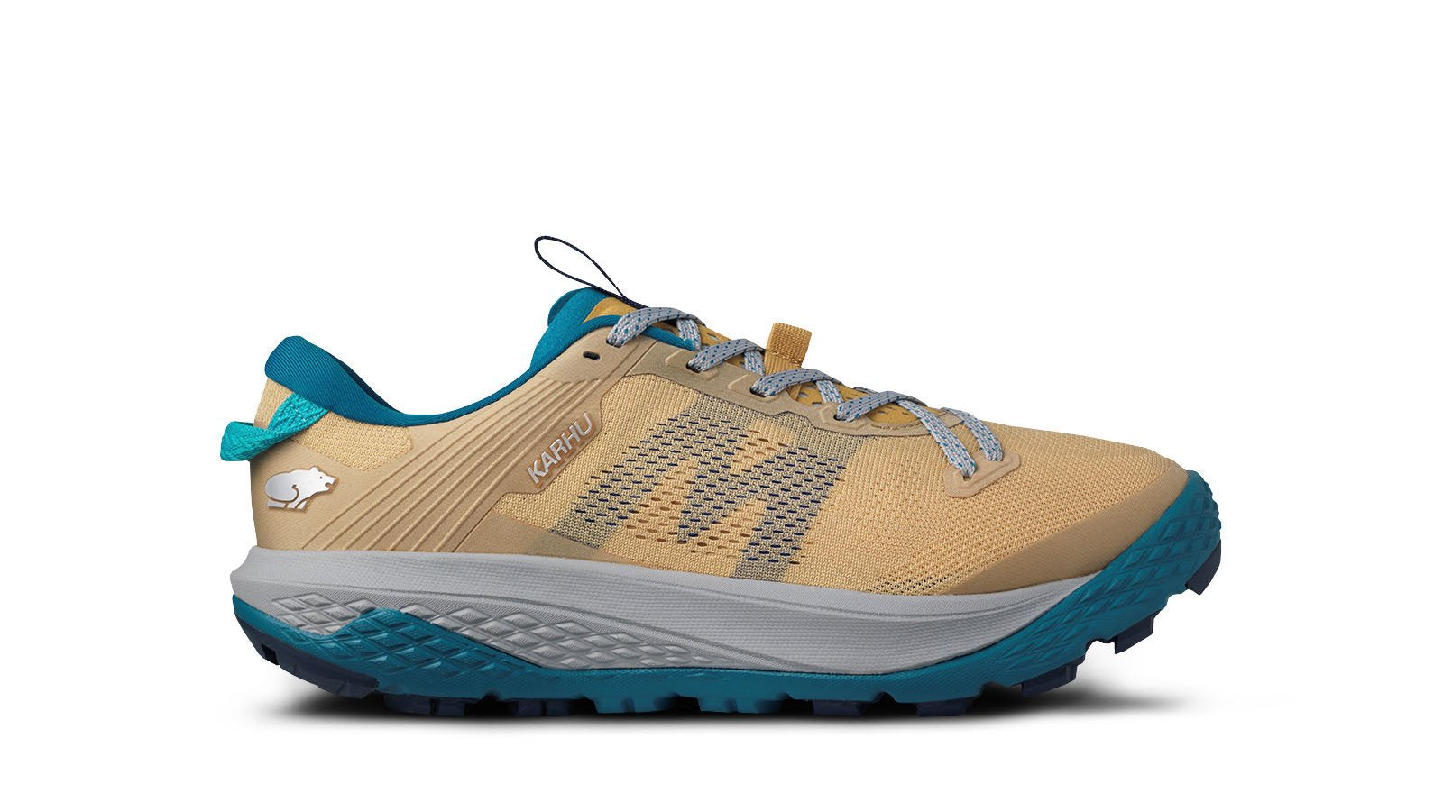 IKONI TRAIL 1.0 Women's Running Shoes - Lightweight Trail Running Sneakers for Women in Wheat & Crystal Teal Colors | Perfect for Hiking, Jogging & Outdoor Activities