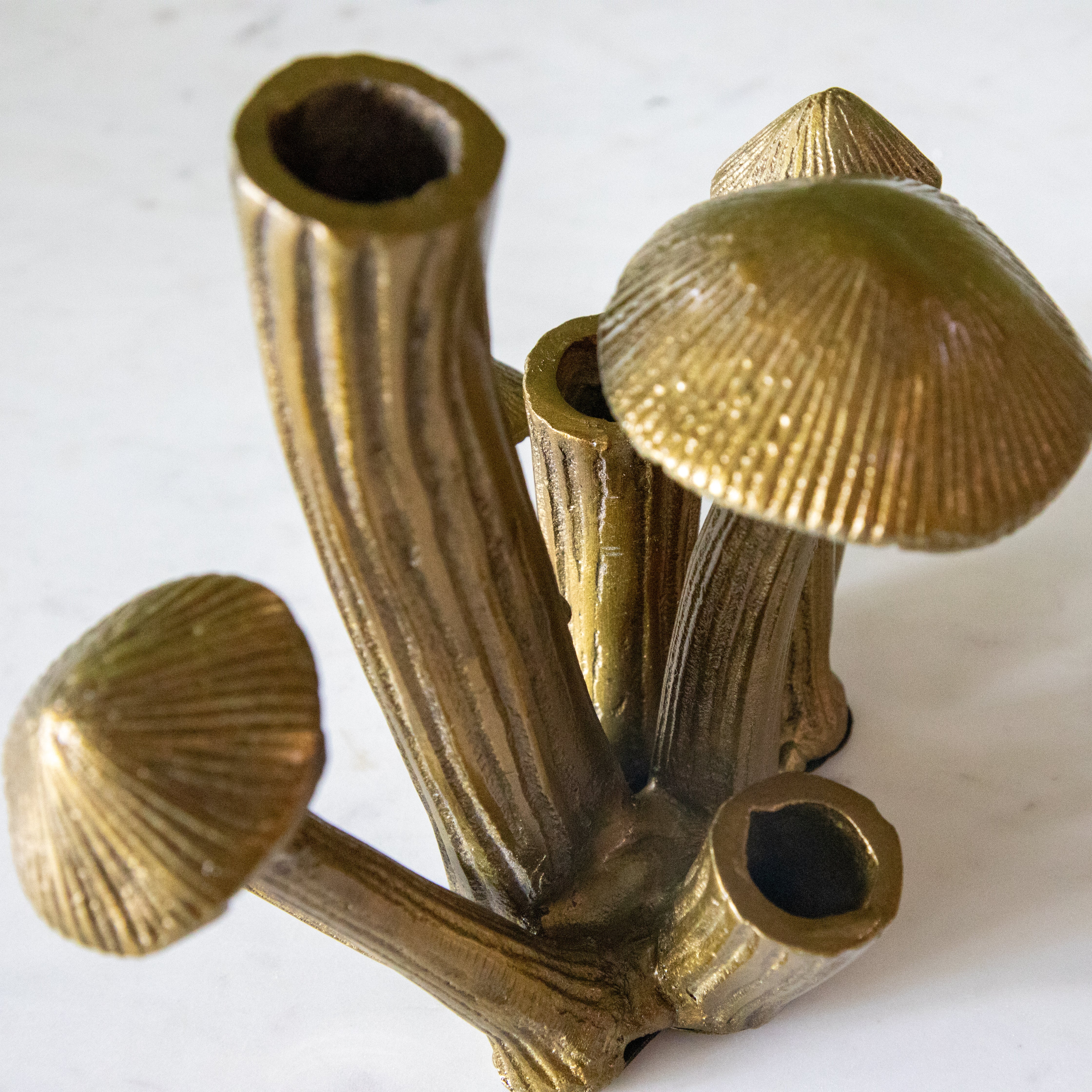 Clustered Mushroom Bud Vase - Elegant Floral Centerpiece for Home Decor, Wedding & Party Arrangements