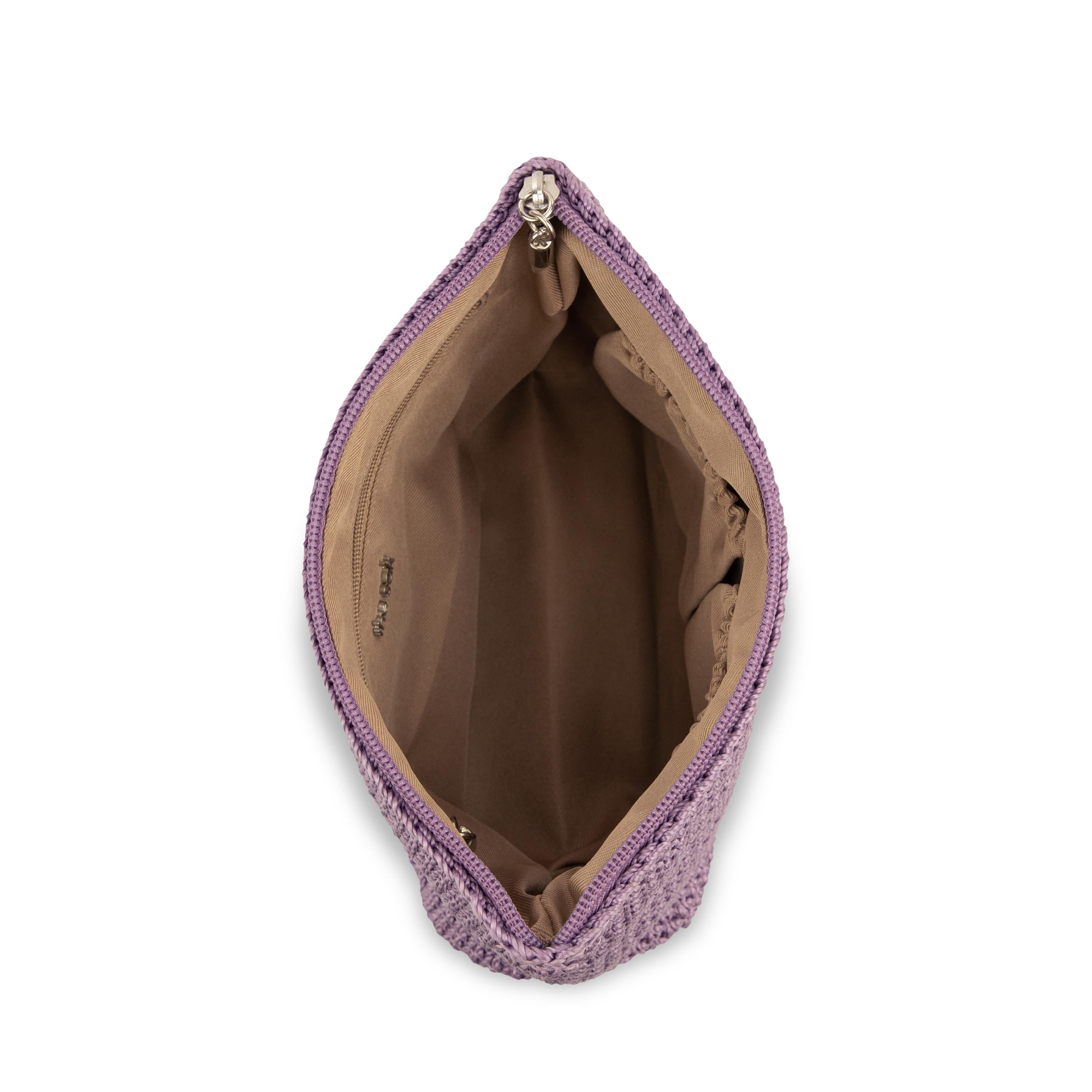Handmade Crochet Essential Pouch - Heather Gray - Perfect for Travel, Makeup & Daily Essentials Storage