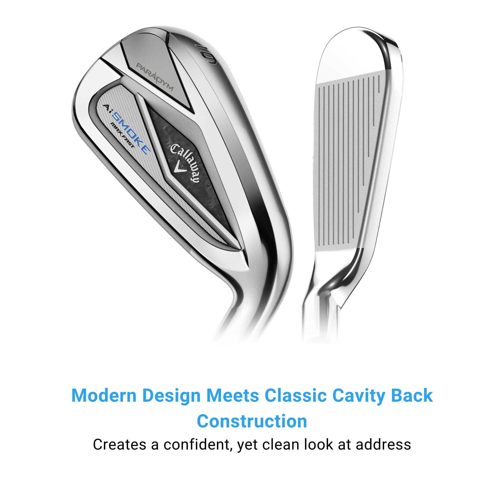 Callaway Golf Paradym AI Smoke Max Fast Individual Iron - Premium Golf Club for Men & Women | Perfect for Driving Range & Course Play