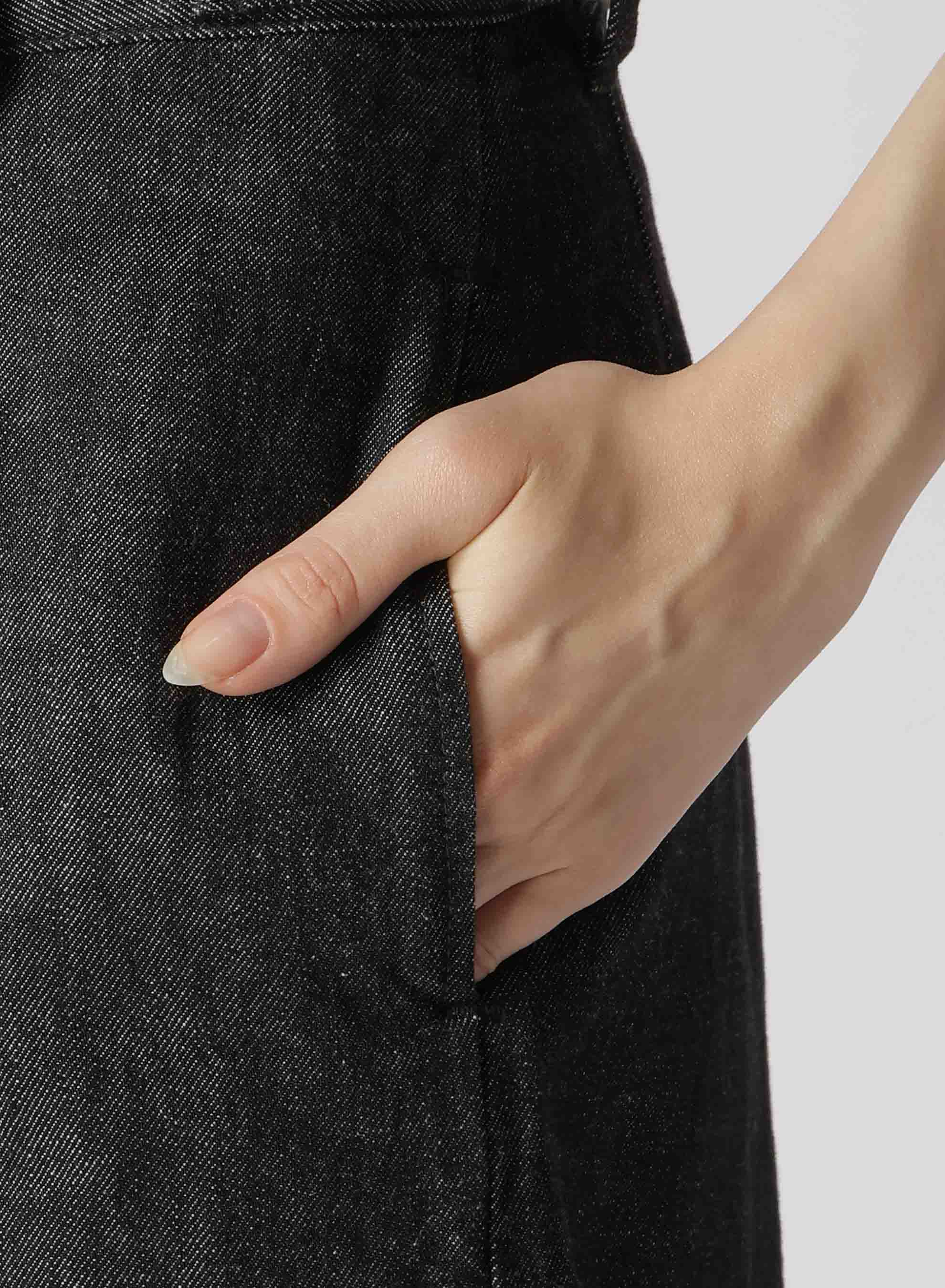 10OZ Uneven Yarn Denim Cropped Wide Leg Pants for Women - High Waisted Casual Jeans for Spring & Summer Outfits | Perfect for Streetwear, Travel & Everyday Wear