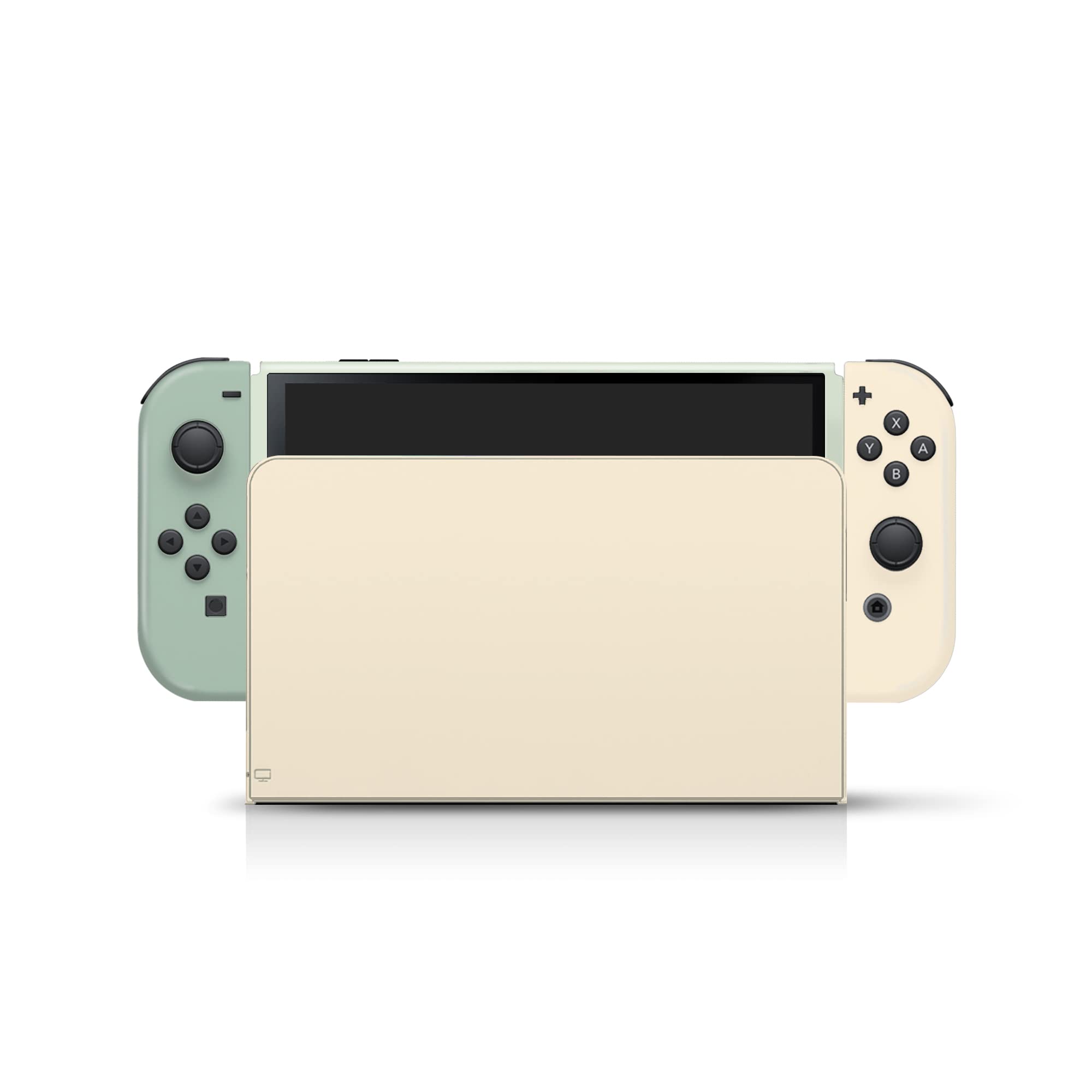 Premium 3M Vinyl Full Wrap Decal Skin for Nintendo Switch OLED - Classic Pastel Design, Protective Cover Compatible with Switch OLED, Durable Sticker for Gaming Console Protection (Perfect for Travel, Gaming Sessions & Customization)